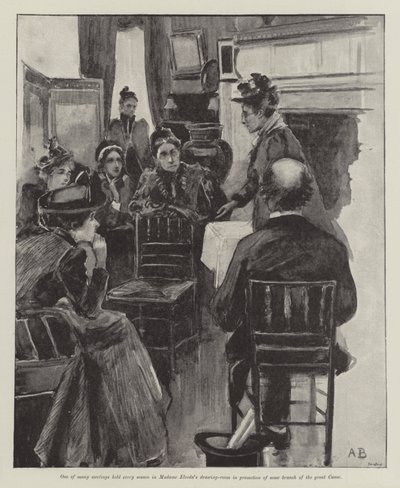 De rebellenkoningin, door Walter Besant door Adolphe Birkenruth